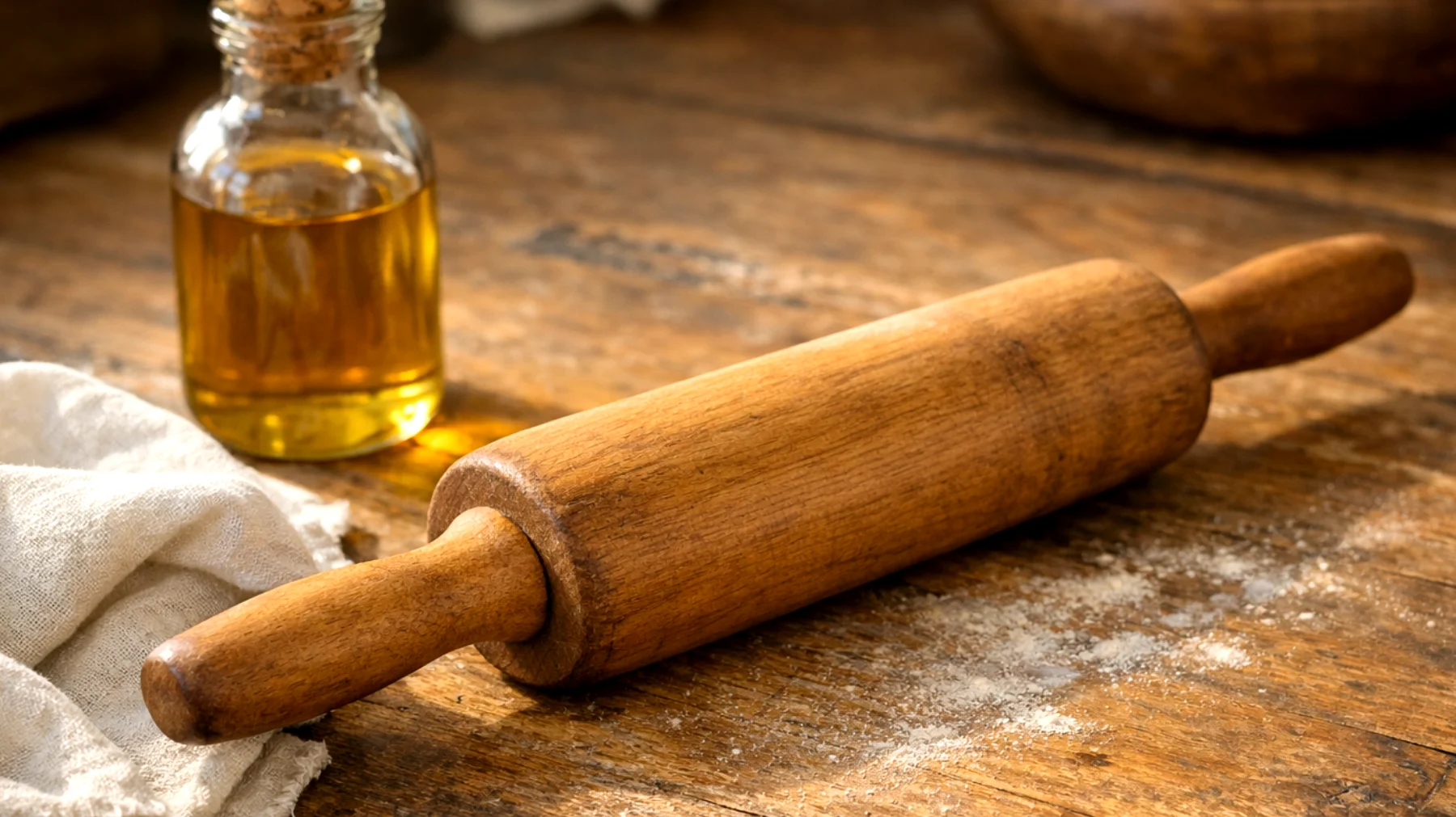 Come far durare più a lungo il matterello seguendo i trucchi della nonna per evitare che si deformi, si crepi o perda la sua superficie liscia nel tempo"